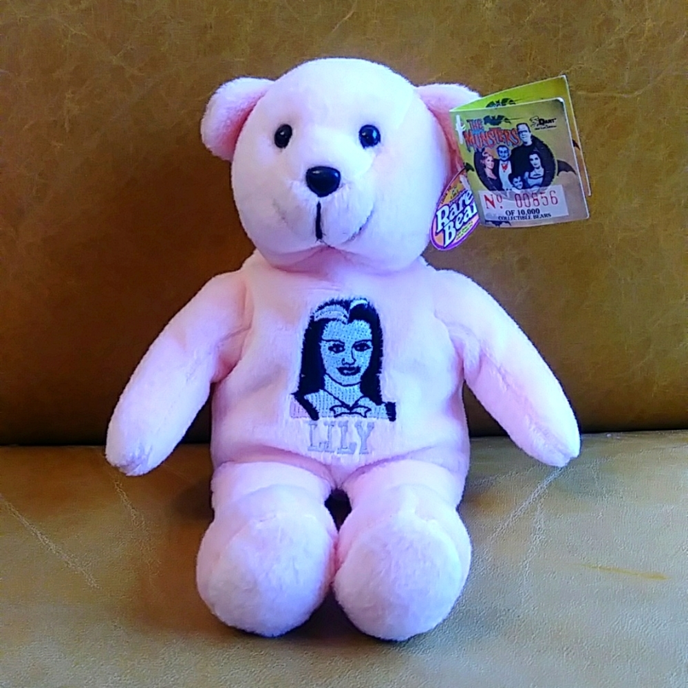 Rare-Bears The Munsters Lily Halloween collectable teddy bear stuffed animal